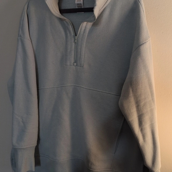 RBX Tops - RBX Ladies Seafoam Half Zip Sweater